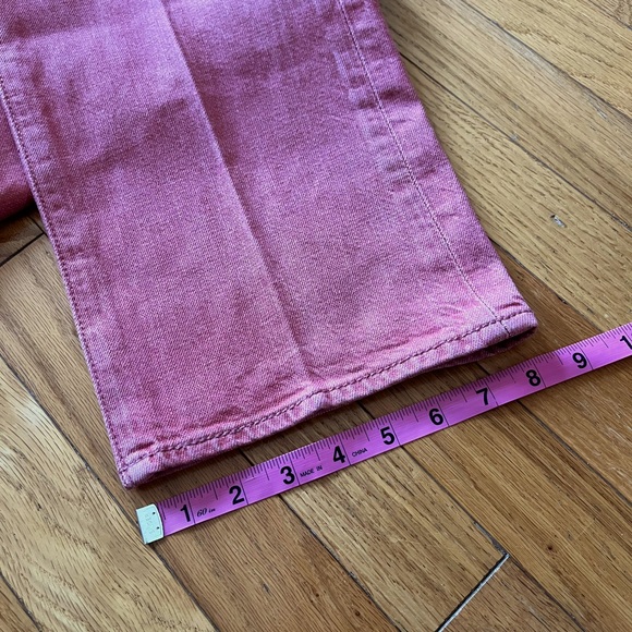 Levi’s 501 White Oak Cone Denim Jeans Red Light Wash Button Fly Classic Colorful - Picture 14 of 14